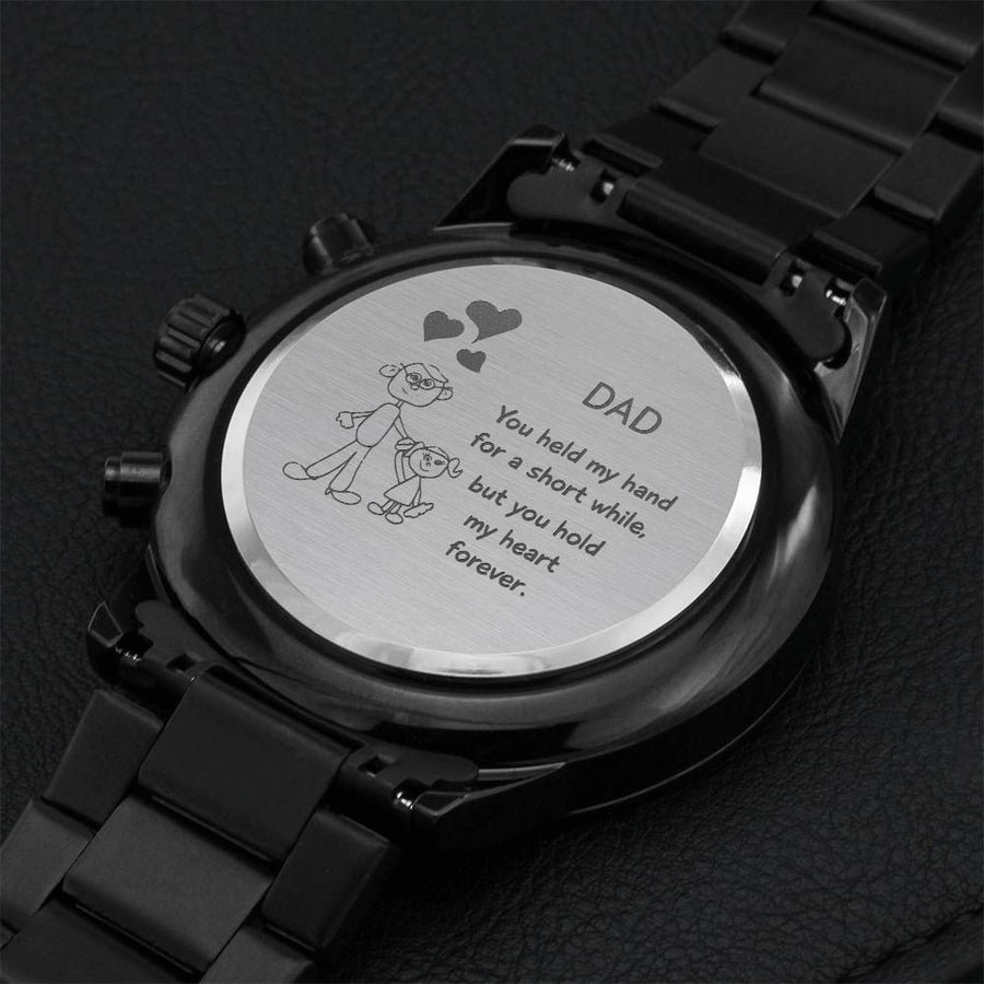 Father's Day Watch Gift Engraving Chronograph Watch