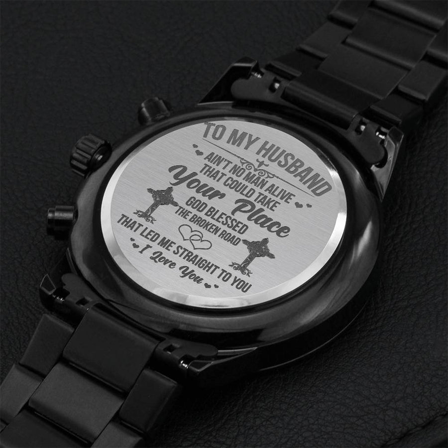 To My Husband - Chronograph Watch Engraving Chronograph Watch