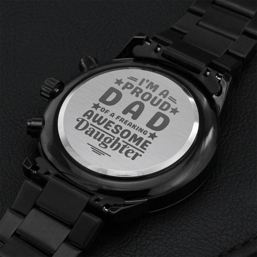 To Dad - Watch For Gift Engraving Chronograph Watch