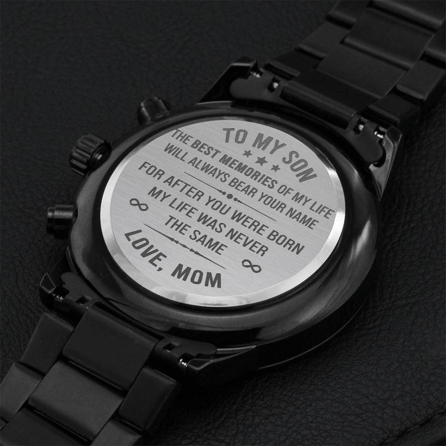 Gift For Son - The Best Memories - Watch Engraving Chronograph Watch