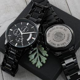 Como Mexico No Hay Dos Engraving Chronograph Watch