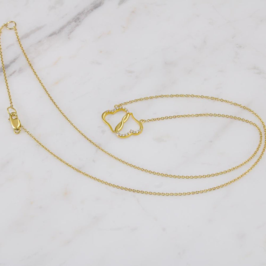 Absolute Love of My Life - Solid Gold Everlasting Love Necklace