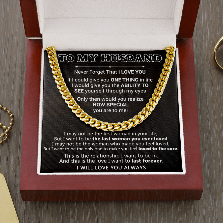 Gift For Husband - In Your Life - Cuban Link Cuban Link Chain