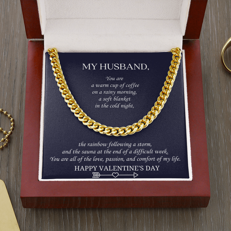 Valentine's Gift for Husband - You are all of the love, passion, and comfort of my life. Necklace