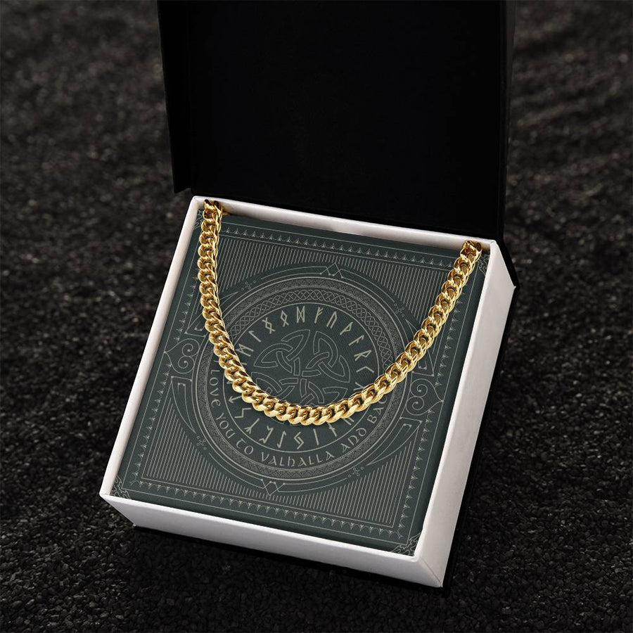 Gift For Boyfriend Husband Vikings Gift For Him Gift For Him Unique Cuban Link Chain