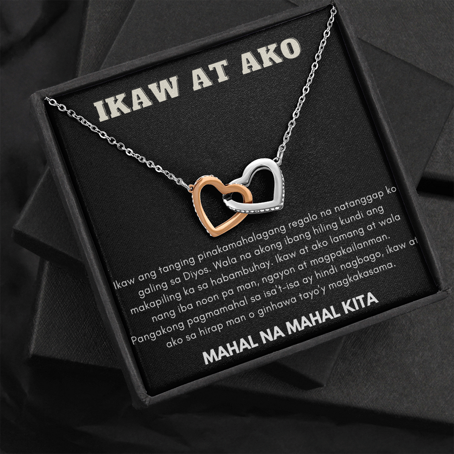 You and Me Necklace gift for her Filipino Philippine Language