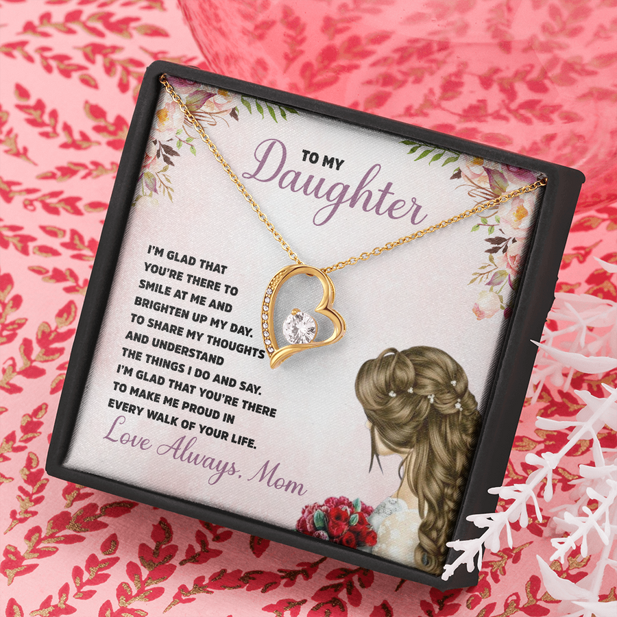 To My Daughter - Forever Love Necklace