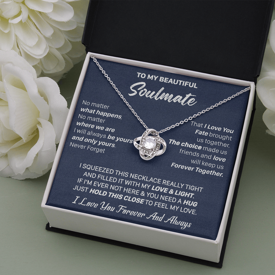Gift For Your Soulmate Christmas - Fate - Love Knot Necklace