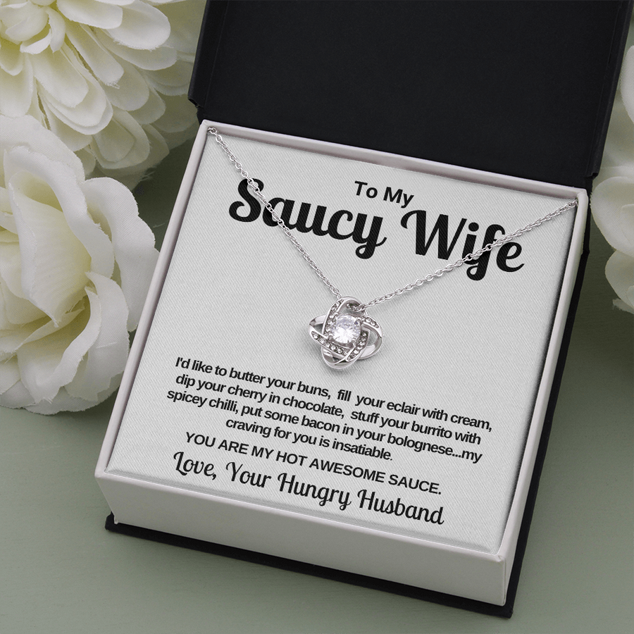 To My Saucy Wife Necklace Gift