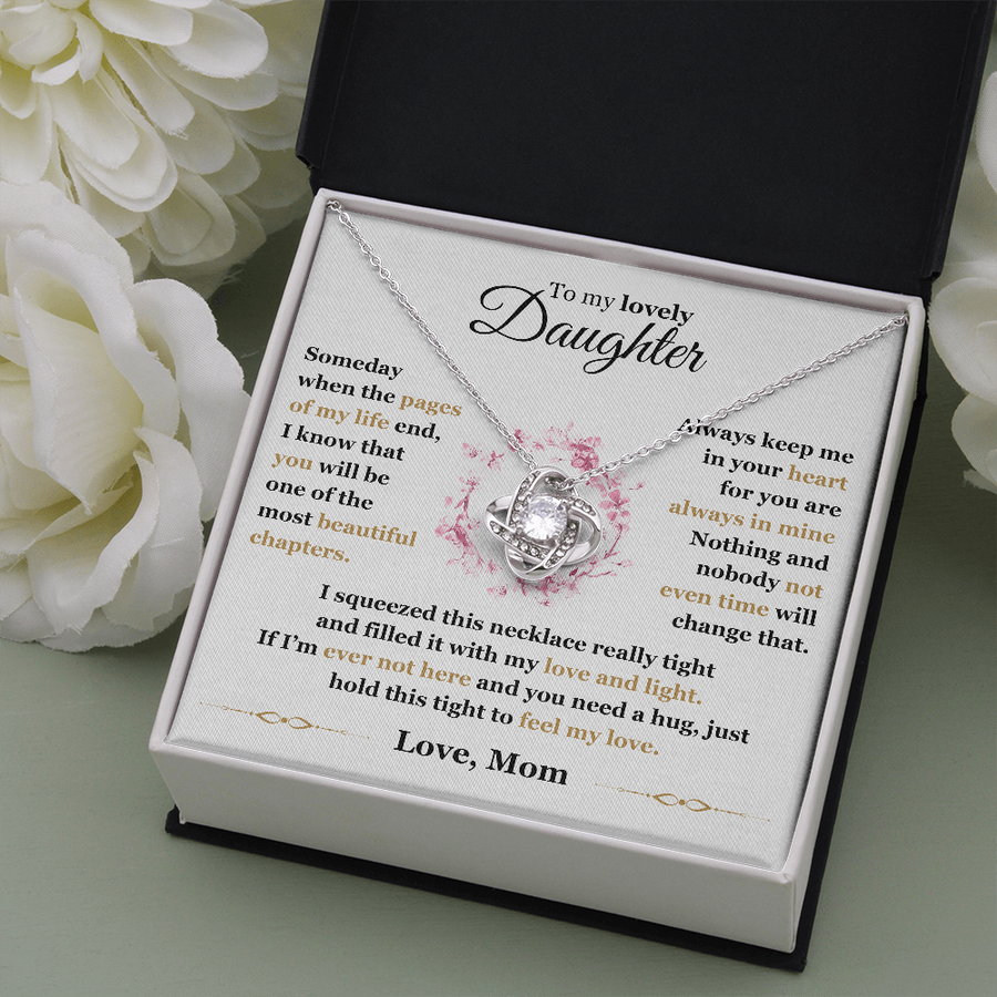 Someday when the pages of my life end Necklace for Daughter