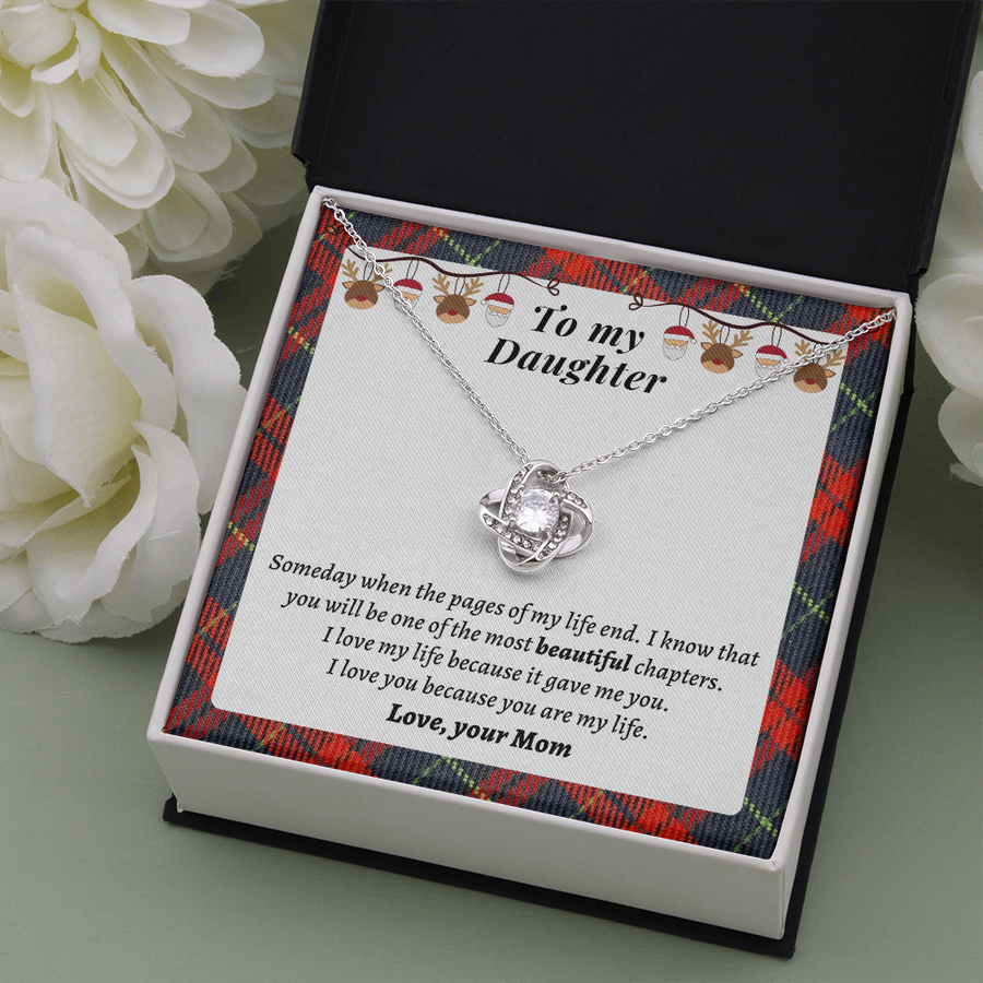 Christmas Necklace Gift to Daughter - You will be one of the most beautiful chapters