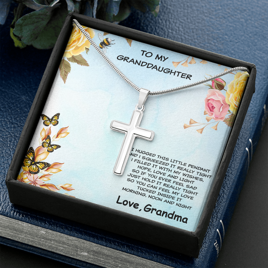 Granddaughter Cross Pendant Necklace