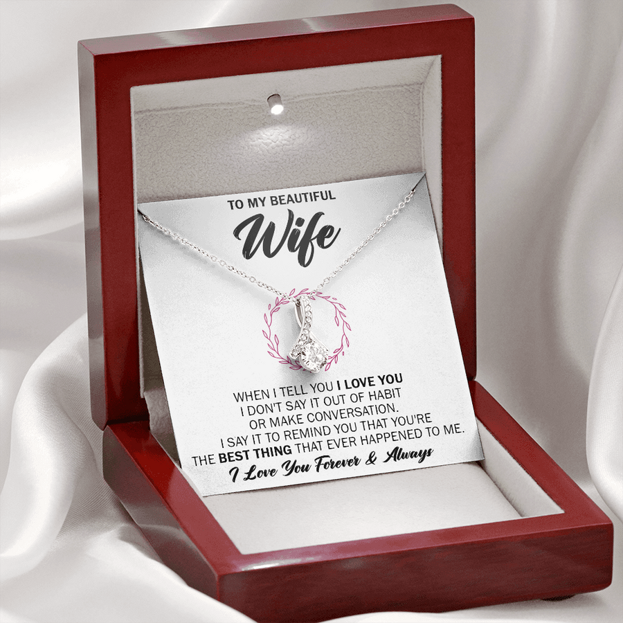 Gift For Wife - Out Of Habit - Alluring Necklace