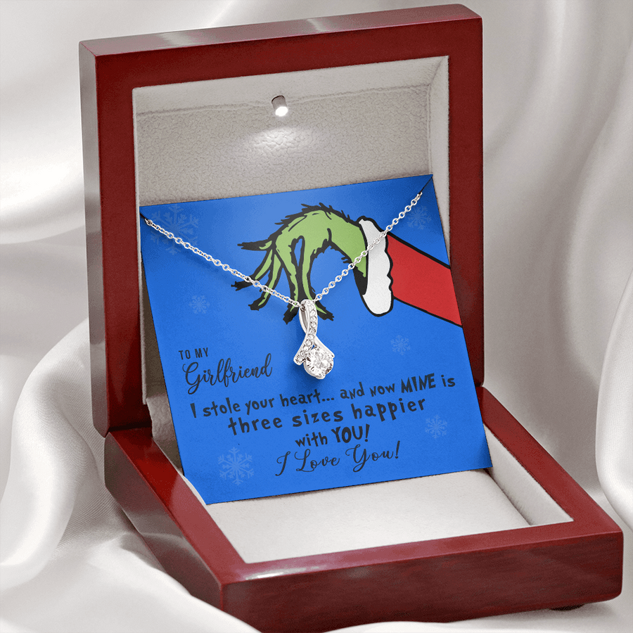 To My Girlfriend Necklace, Anniversary Gift For Girlfriend, Girlfriend Necklace, Girlfriend Birthday, Valentines Day Gift For Girlfriend, Surprise Gift For Girlfriend