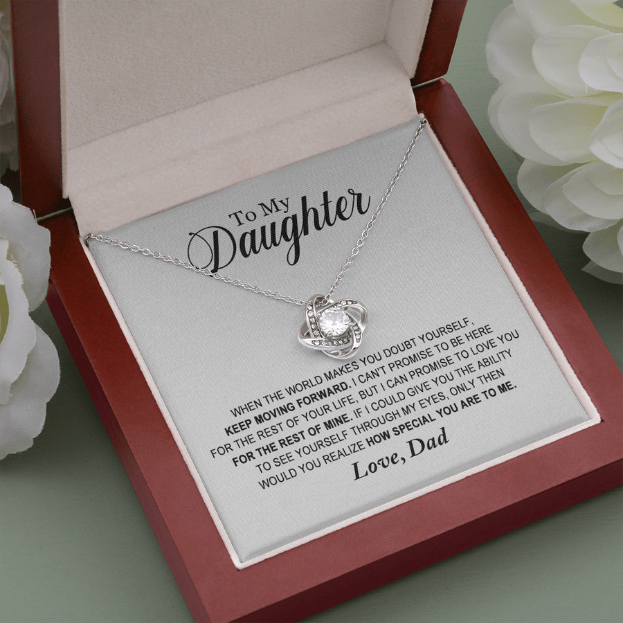 To My Daughter Necklace, Gift For Daughter From Dad, Teenager Daughter Gift, Daughter Birthday Gift