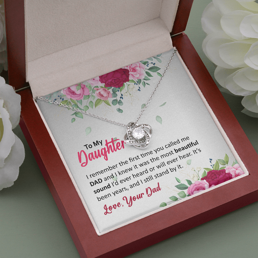 To my Daughter, Daughter Gift From Dad, Daughter's Birthday, Unique, Grown Up Daughter Necklace