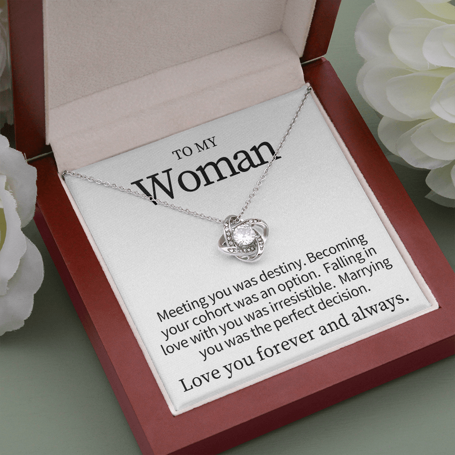 To My Woman Necklace Gift from Husband