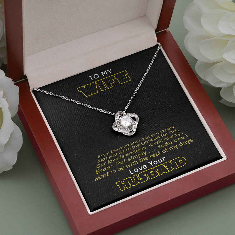 To My Wife Love Your Husband - the Force - Galaxy Necklace - I Am So Lucky to Have Found You - I Love You - Necklace - to My Future Wife Necklace, Wife Christmas Gift, Wife Christmas Gift From Husband, Wife Christmas, Gift for Wife, Necklace for Wife