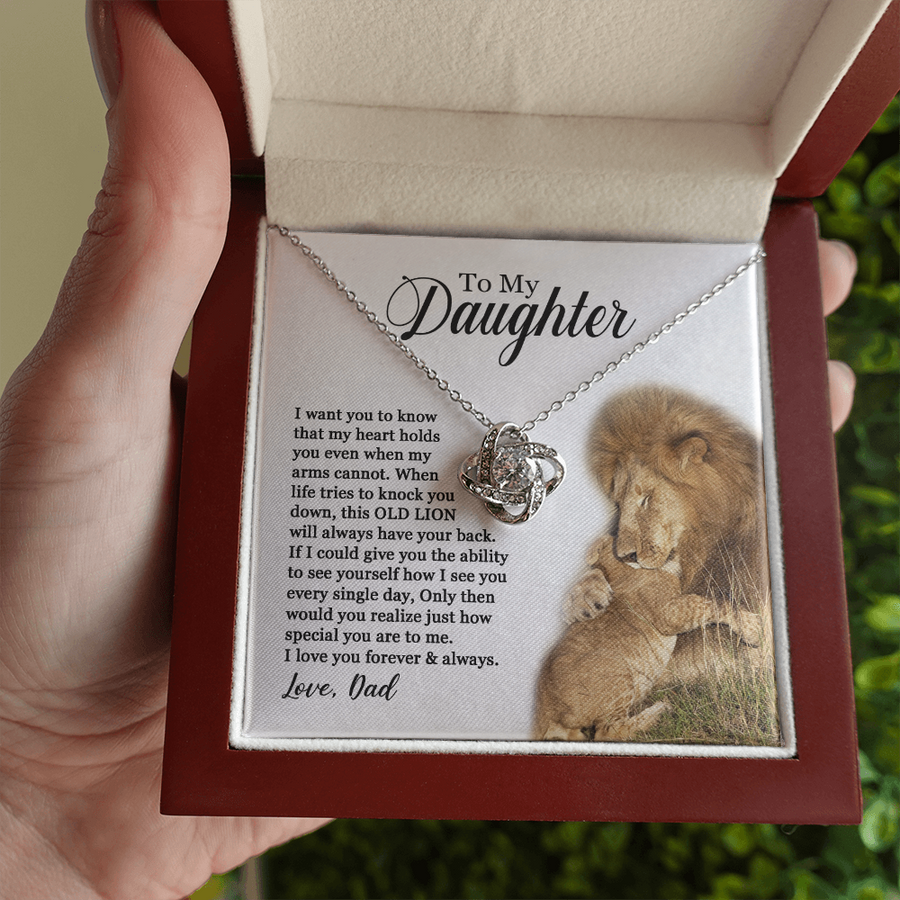 Daughter - I love you forever & always - Necklace
