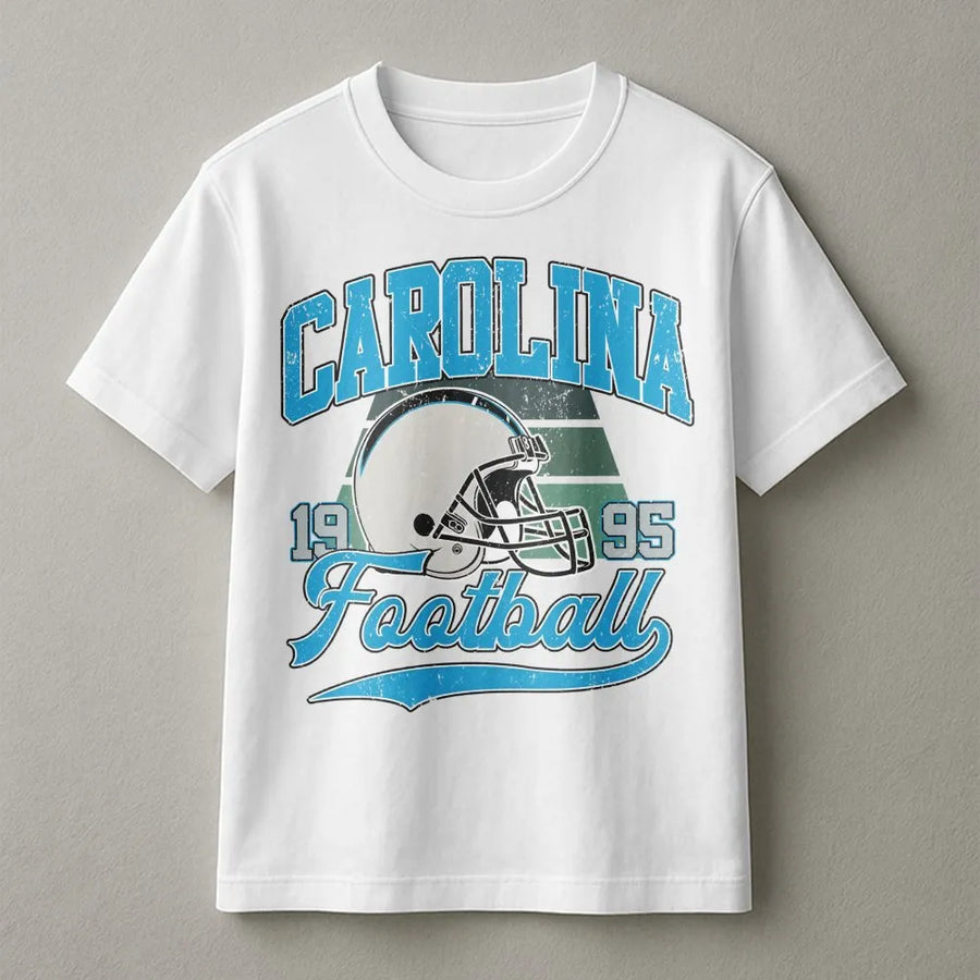 Carolina Vintage Style Football T-Shirt, Panther, Throwback Carolina Football T-Shirt, Gildan T-Shirt Gameday Fan Gift