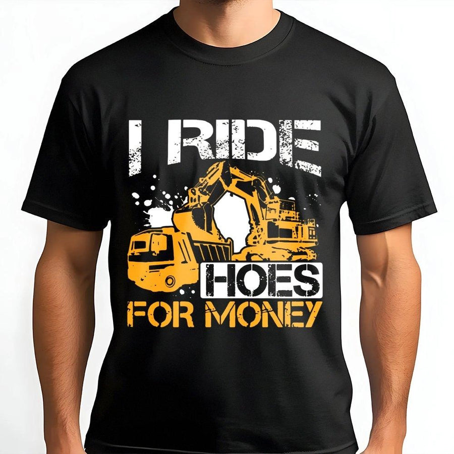 Excavator Operator T-Shirt | Funny Construction Worker Graphic | 100% Cotton Premium Tee | Unique Heavy Equipment Gift for Him