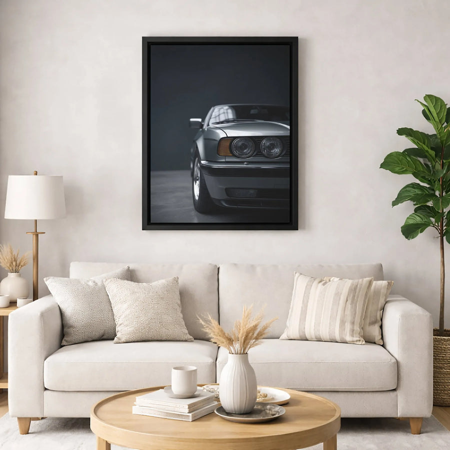 Classic Sedan Car Wall Art | Moody Automotive Photography | Gallery Wrapped Premium Canvas | Gift for Car Enthusiasts