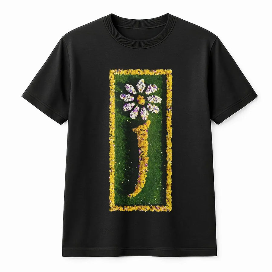 Mental Health Awareness T-Shirt | Textured Daisy Semicolon Graphic | Premium Unisex Cotton Tee | Inspirational Hope Gift