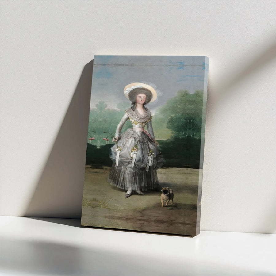 Marchioness of Pontejos by Francisco Goya | Fine Art Canvas Print | Gallery-Wrapped Premium Wall Decor | Classic Portrait Gift for Art Lovers