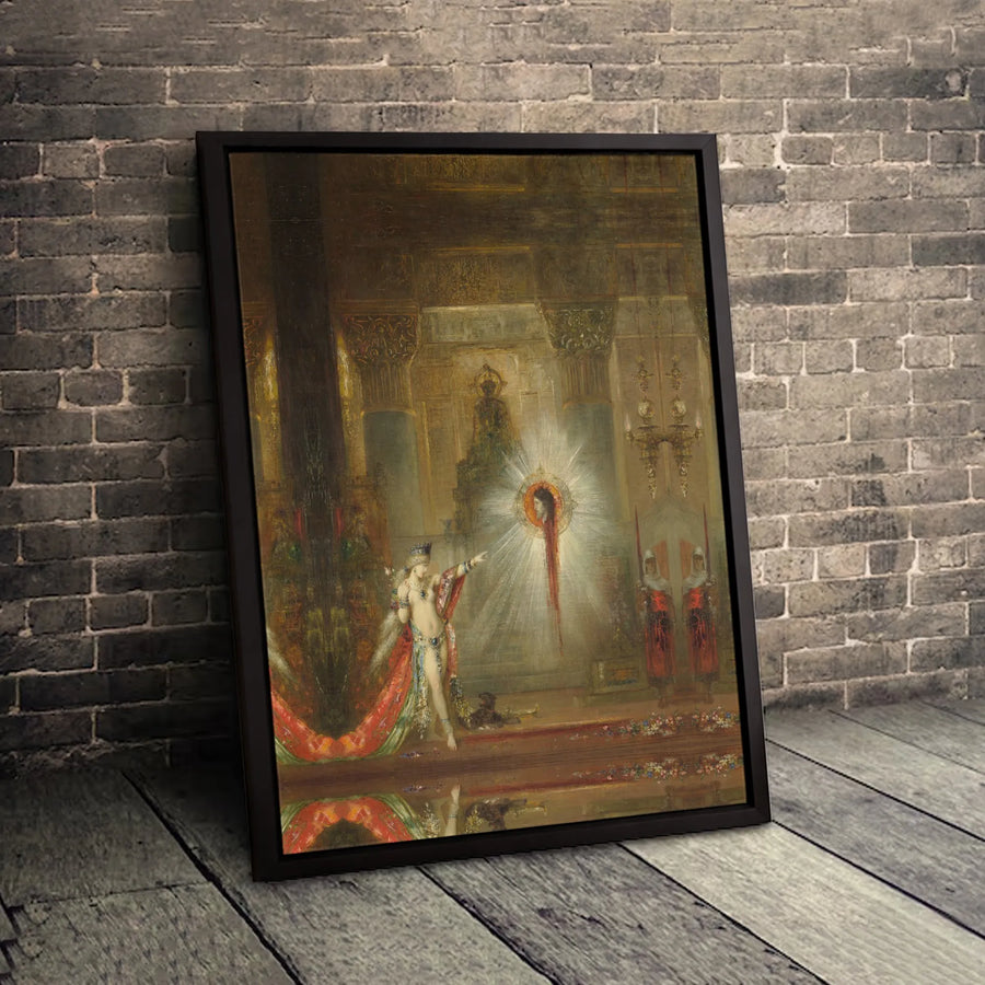 The Apparition by Gustave Moreau | Famous Symbolist Art Canvas Print | Gallery-Quality 1.25" Profile | Classical Fine Art Home Decor Wall Hanging