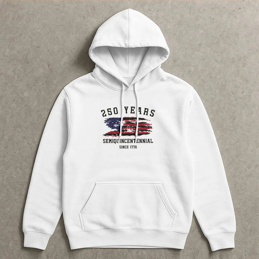 USA 250th Anniversary Hoodie | Vintage 1776 Semiquincentennial Design | Soft Cotton Blend | Patriotic Gift for Men and Women
