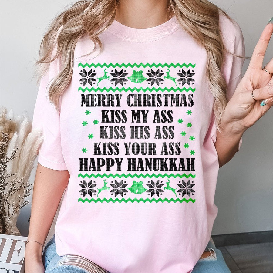 Funny Christmas T-Shirt | Ugly Sweater Style Holiday Quote | 100% Cotton Premium Tee | Sarcastic Xmas Party Gift for Adults