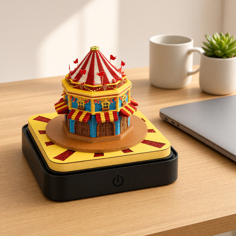 Circus Tent 3D Paper Calendar 2027