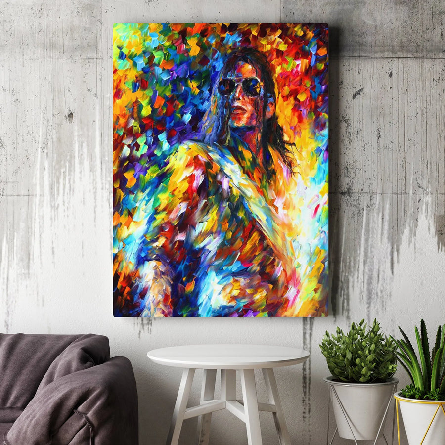 Abstract Woman Portrait Canvas | Colorful Impressionist Style Art | Premium Fade-Resistant Print | Modern Home Decor Wall Art