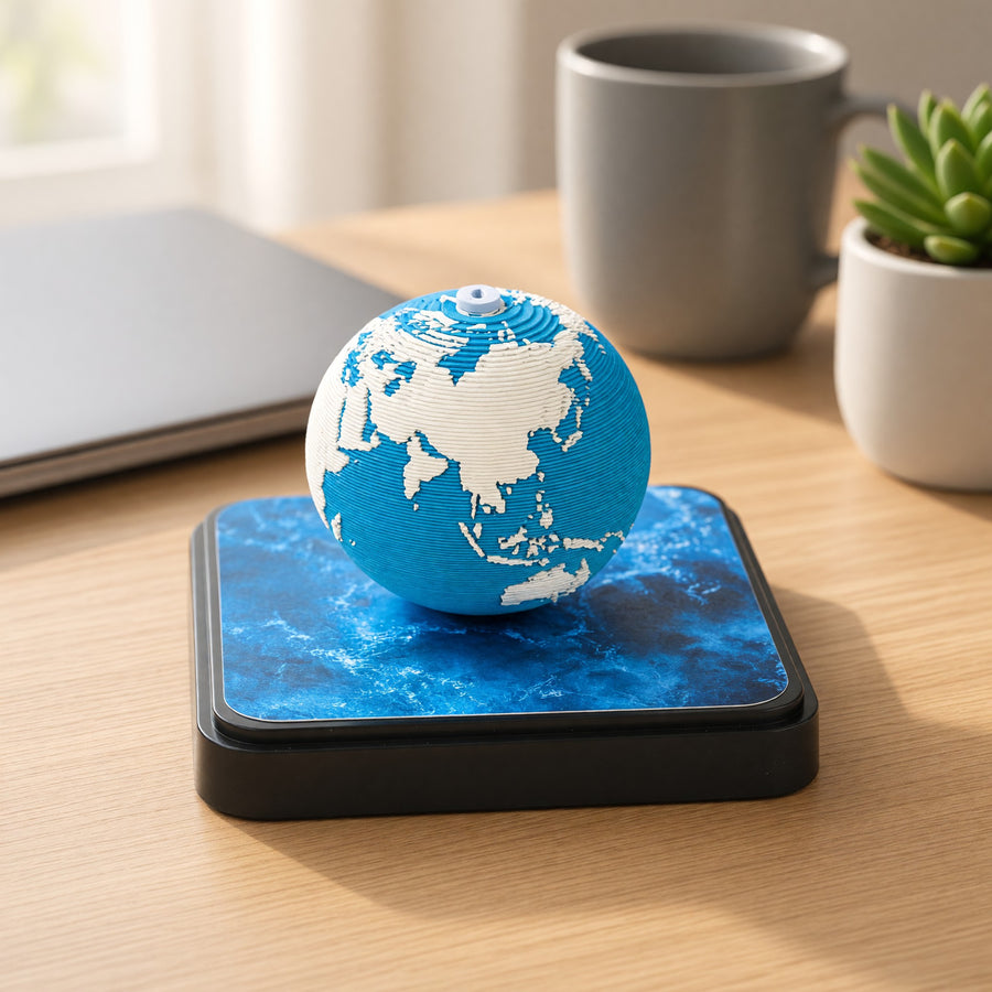 Earth Globe 3D Paper Calendar 2027