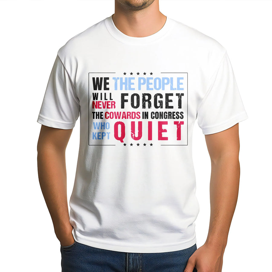 We The People T-Shirt | Patriotic Protest Speech Graphic | Soft Premium Cotton Tee | Unisex Activist Apparel Gift for Voters