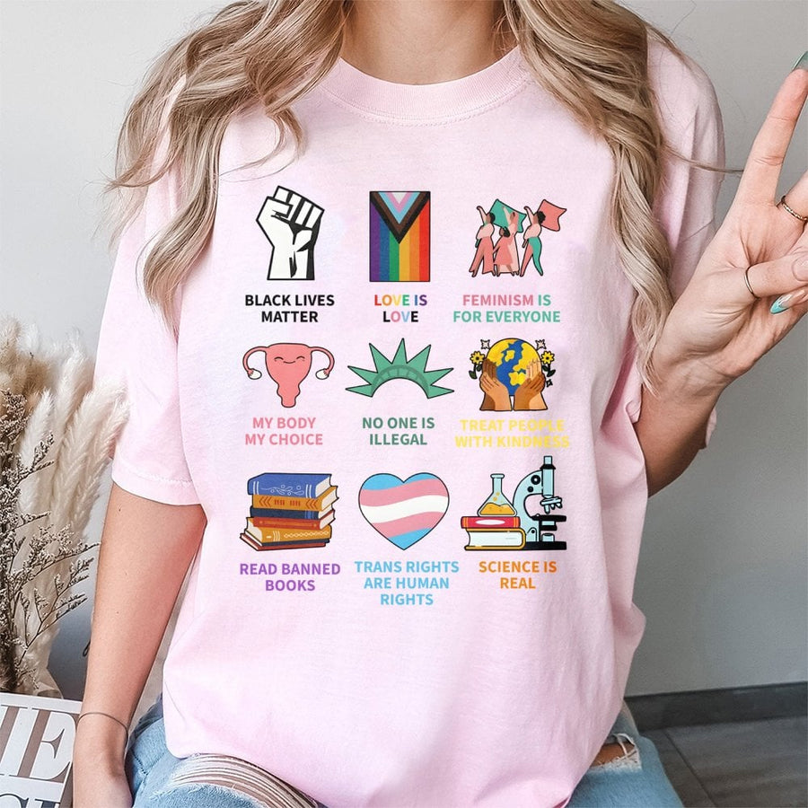 Social Justice Graphic T-Shirt | Human Rights Equality Activism Design | 100% Cotton Premium Tee | Empowering Apparel For Men And Women