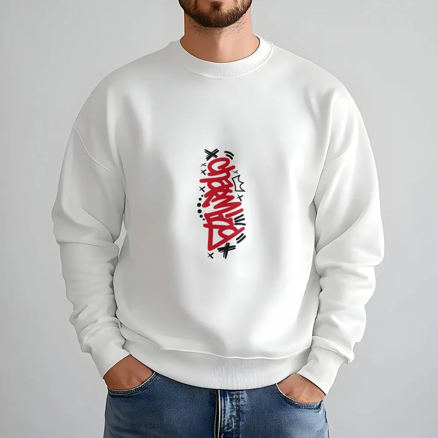 Champ Graffiti Sweatshirt | Urban Streetwear Graphic Sweatshirt | Premium Cotton Blend | Gift for Hip Hop & Street Art Fans