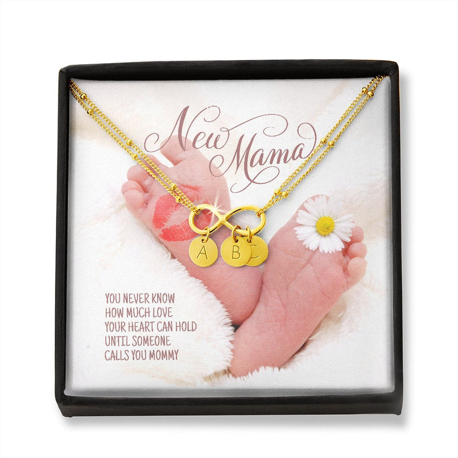 New Mom Personalized Gift - Infinity Bracelet