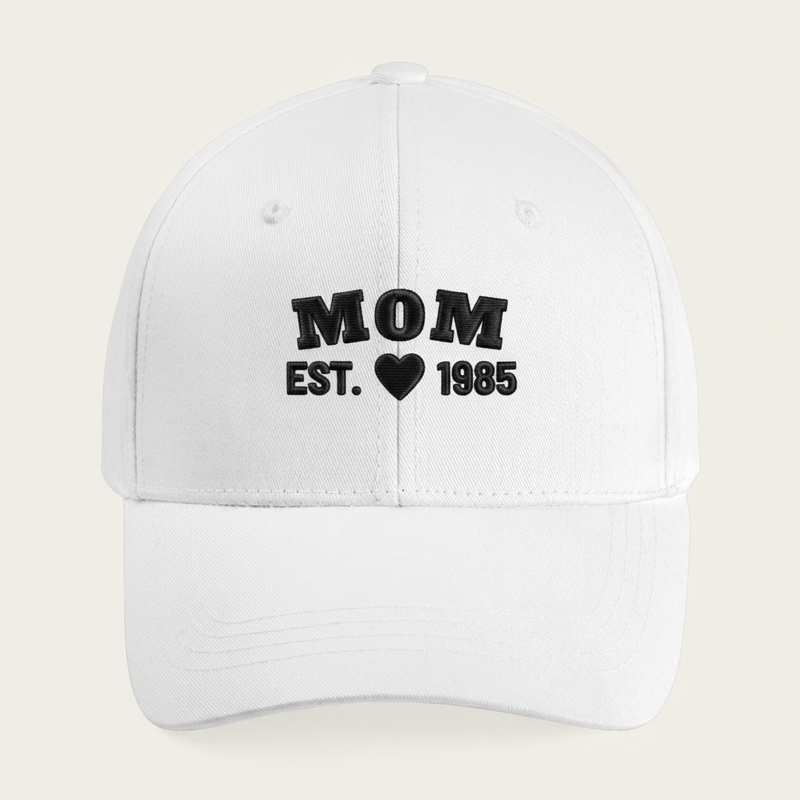 For Mom - Mom's Custom Embroidered Hat — Her Name, Stitched In
