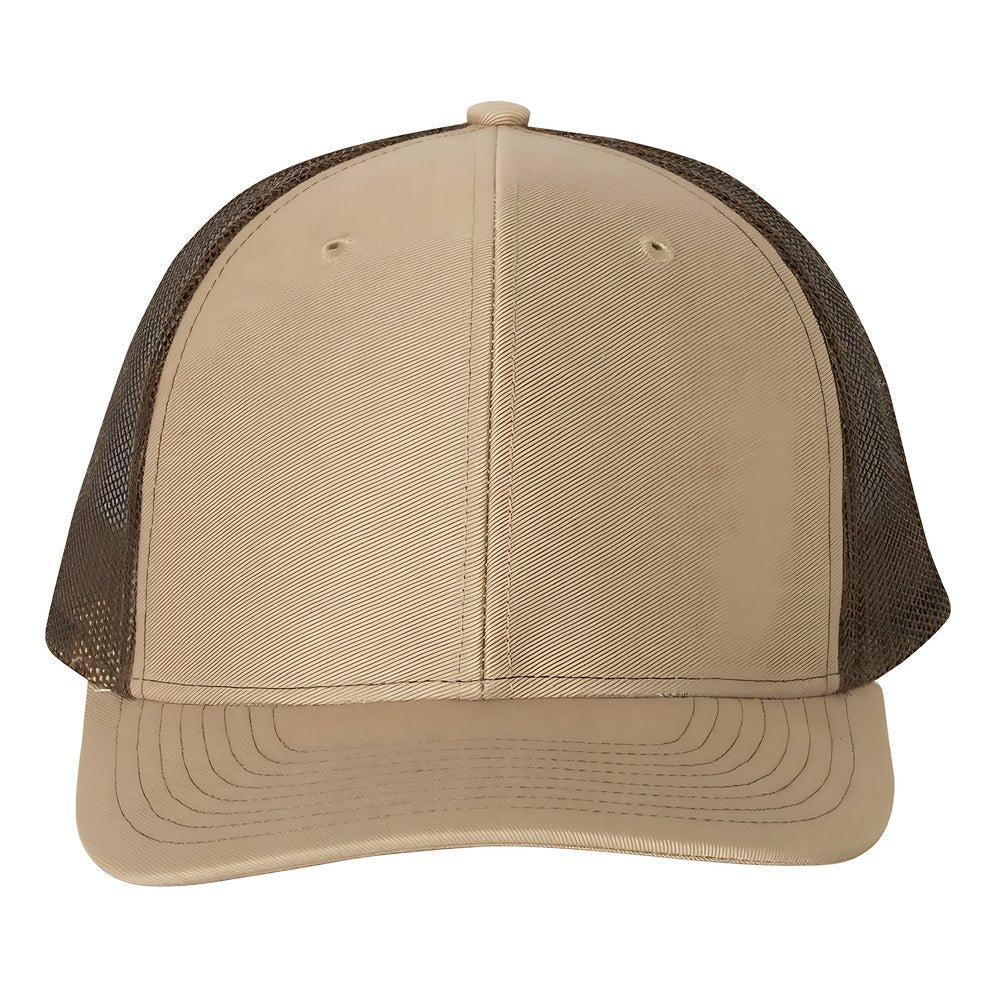 Trucker hat, khaki coffee