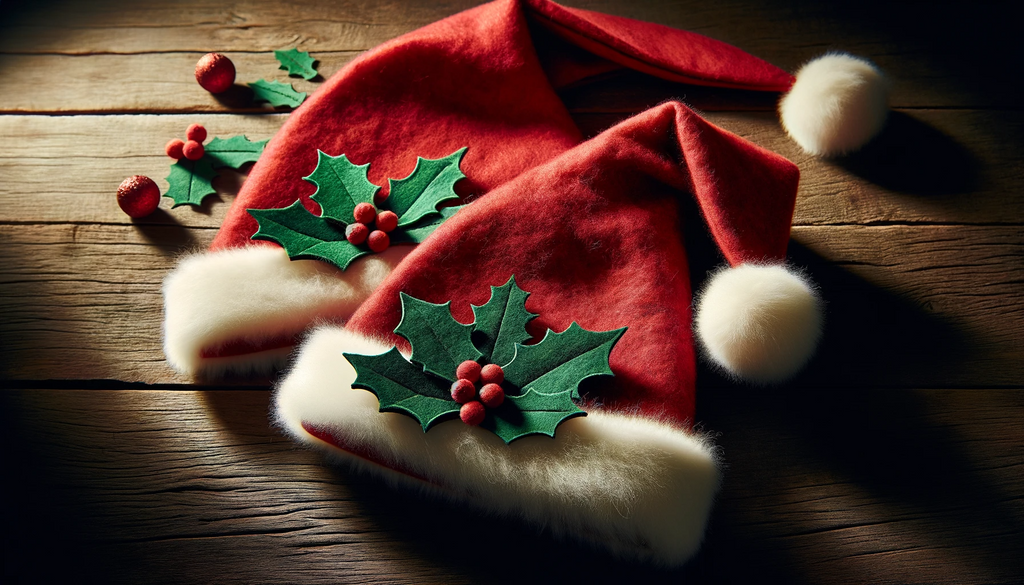 Creative DIY Christmas Decorations: Santa Hats, Paper Ornaments, and More