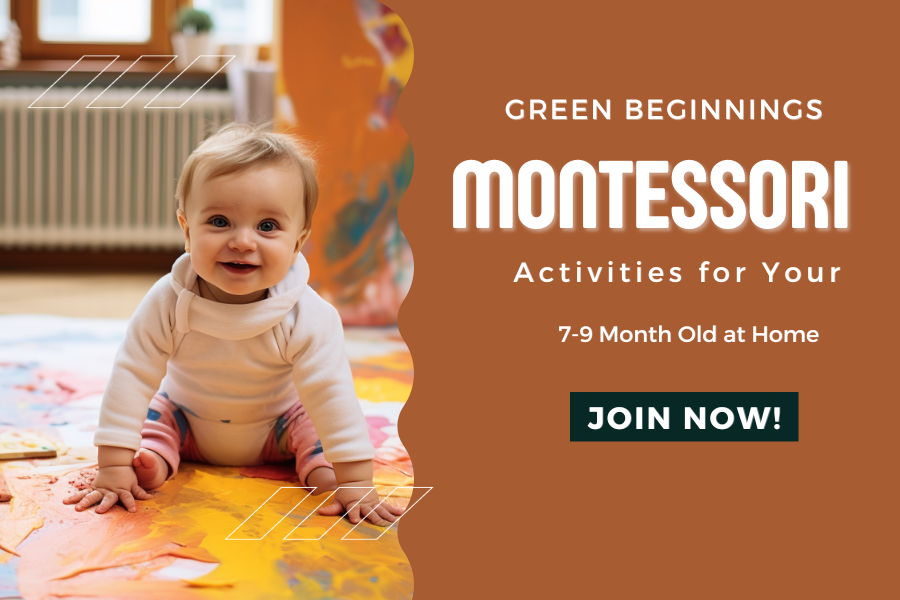 Green Beginnings: Eco-Friendly Montessori Activities for Your 7-9 Month Old at Home