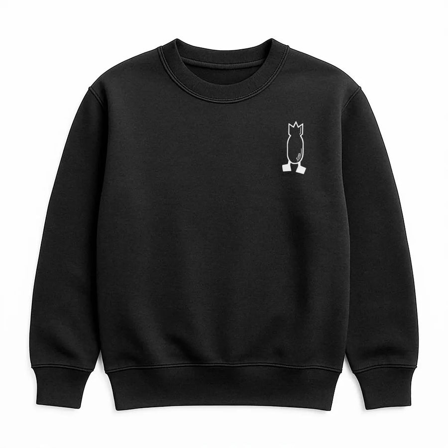 Duck Hunting Sweatshirt | Minimalist Bomb Logo Graphic | Premium Cotton Blend | Waterfowl Hunter Gift For Men And Women