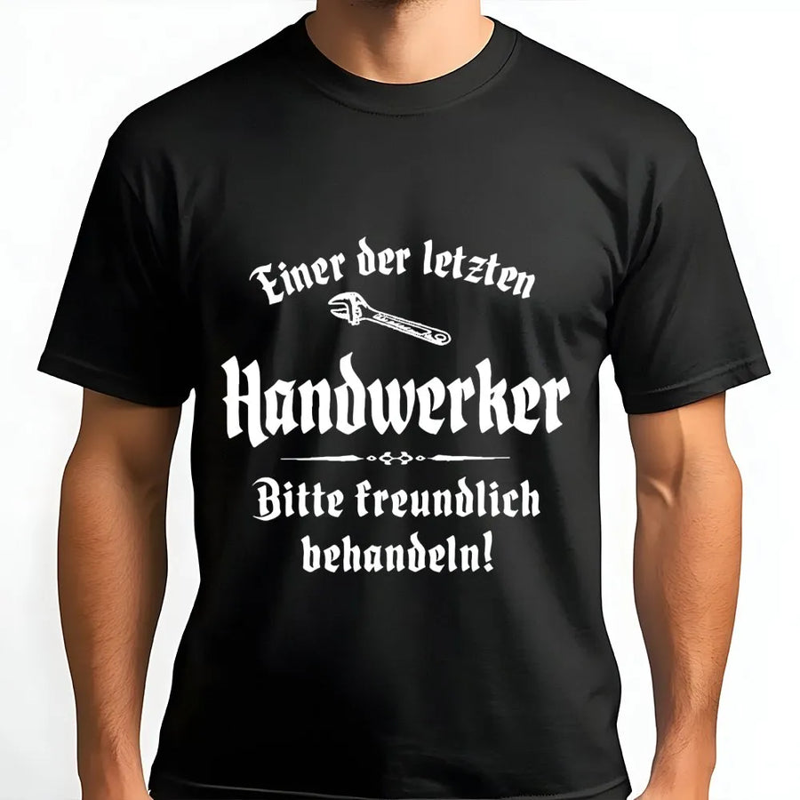 Handwerker T-Shirt | Funny German Craftsman Saying Graphic | Premium Cotton Blend | Gift for German Dad, Handyman