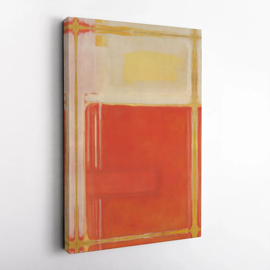 Abstract Canvas Wall Art | Geometric Color Field Painting | Premium Gallery-Wrapped Canvas | Modern Minimalist Home Decor Gift