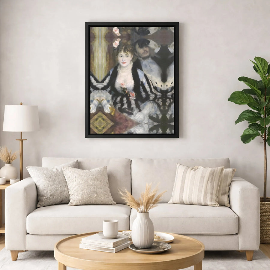 La Loge Renoir Canvas Art | Impressionist Masterpiece Wall Decor | 1.25-Inch Premium Gallery Wrap | Fine Art Gift for Home & Office
