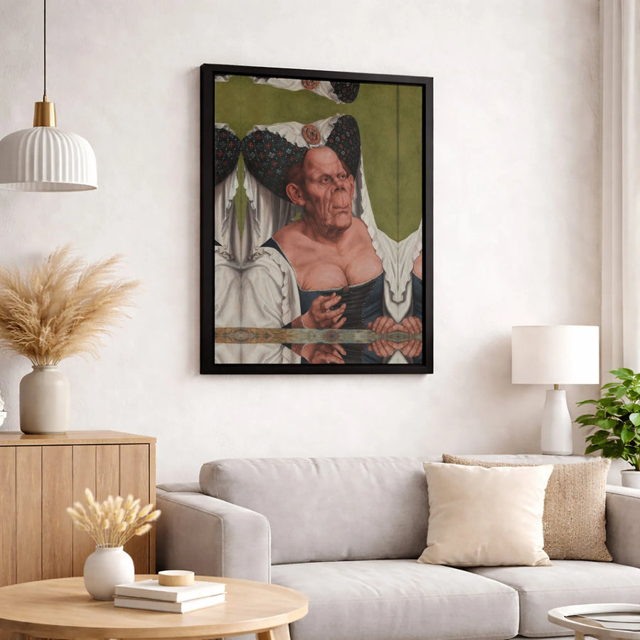 The Ugly Duchess Canvas Print | Renaissance Art Wall Decor | Premium 1.25-Inch Gallery Wrap | Famous Portrait Fine Art Gift