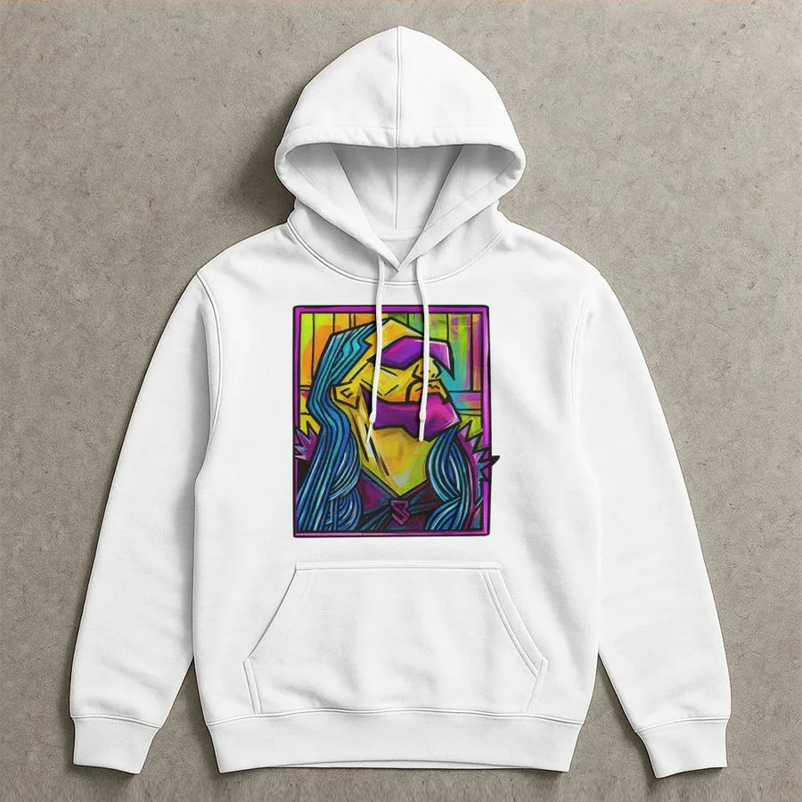 Pro Wrestling Graphic Hoodie | Visionary Stylized Art | Premium Cotton Blend | Gift For Wrestling Fans & Sports Entertainment Enthusiasts