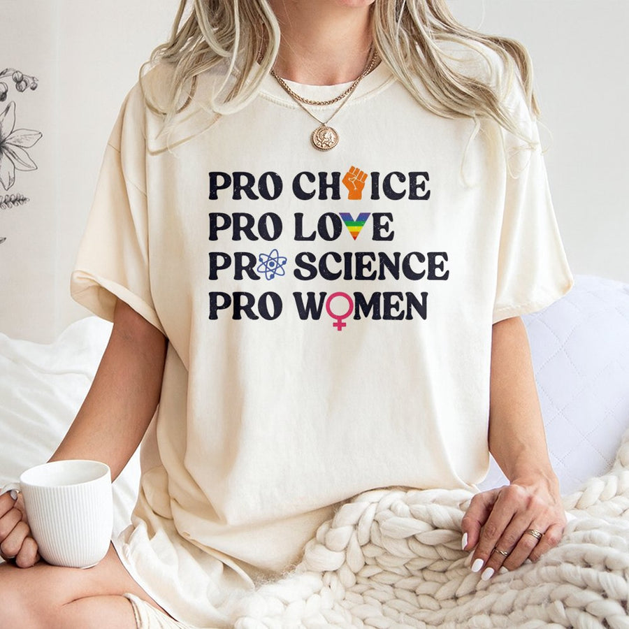 Pro Choice Feminist T-Shirt | Social Justice Activist Design | Premium 100% Cotton Apparel | Gift For Women & Human Rights Supporters