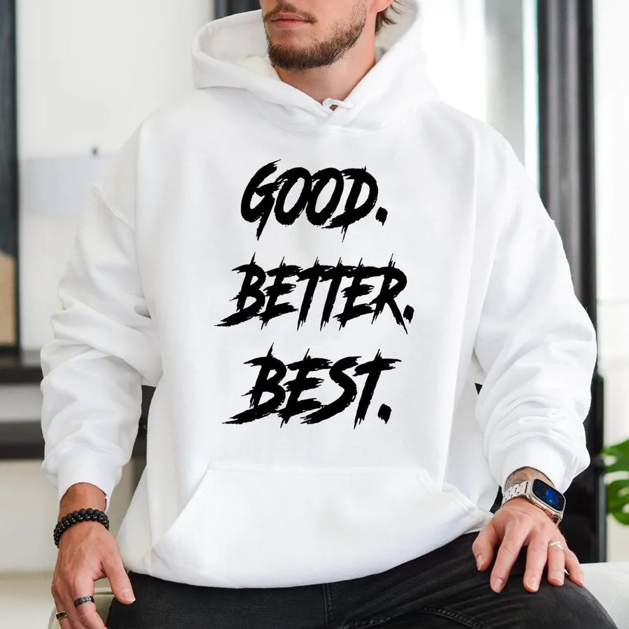 Good Better Best Football Graphic Hoodie, Good Better Best Hoodie, Chicago Hoodie, Bears Hoodie, Football Hoodie